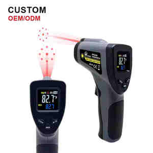 Nhiệt độ cao kỹ thuật số hồng ngoại LCD hiển thị nhiệt kế nhà bếp không tiếp xúc lò nhựa nấu ăn nhiệt độ cụ - Product Image 2