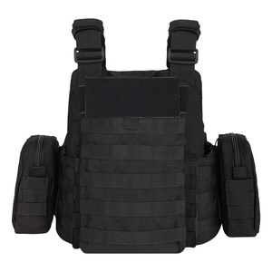 Gilet tactique personnalisé en polyester respirant à séchage rapide, camouflage, pour entraînement extérieur, avec sac de poitrine - Product Image 3