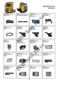 3987252 20498620 20583434 spatbor belakang fiksasi (besar) untuk Volvo FH FM versi 2 suku cadang truk - Product Image 6