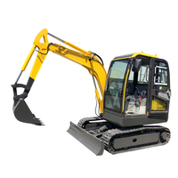 Mini pelle Portable, roulement pivotant, livraison gratuite, petit excavateur