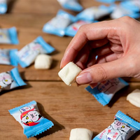 Korean Imported Milk-Flavored Marshmallow Soft Candies 63g Bag for Wedding Celebration and Happy Sharing