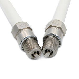 Bougie d'allumage à gaz naturel à double iridium massif de qualité industrielle, électrode épaissie, à fente en L, 436782 1214569 pour moteur - Product Image 3