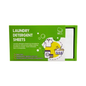 Eco-friendly Biodegradable Plant based Laundry Detergent Sheet/ laundry Strips, detergent sheets