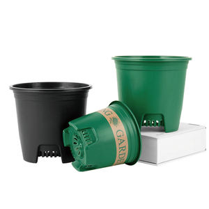 <span class=keywords><strong>Macetas</strong></span> de Vivero Decorativas y Transpirables para Jardín e Invernadero, Maceta Pequeña Artística para Suculentas por Galón, Material de PP con Agujero de Drenaje - Product Image 1