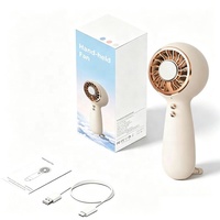 Ventilateur portable de voyage à réfrigération, mini-ventilateur de refroidissement à vent puissant 2 vitesses, prix direct usine, ventilateur pour extensions de cils