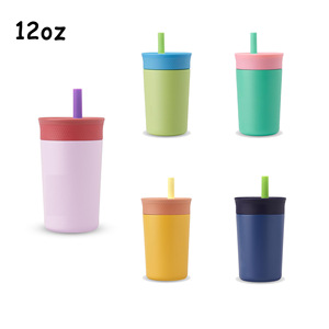 Borraccia Termica per Bambini in Acciaio Inossidabile con Cannuccia Flessibile Antigoccia, Ottima per Viaggi <span class=keywords><strong>e</strong></span> <span class=keywords><strong>Facile</strong></span> da Pulire - Product Image 6