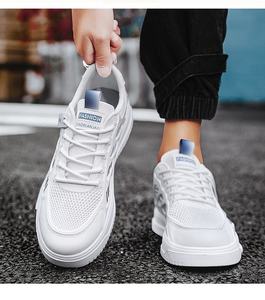 Zapatos Deportivos de Primavera para Hombre, Suela Gruesa, Malla Transpirable, Ligeros, Casuales, Suela Suave, Zapatos para Correr al Aire Libre - Product Image 6