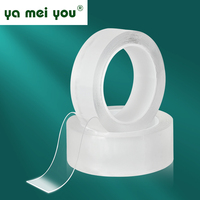 Cinta acrílica de doble cara, pegatinas para teléfonos móviles, pegatinas con ventosa para soporte de coche, cinta lavable, cinta Nano