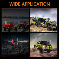 Lampe LED spirale Symphony 30 cm, couleur changeante, nouvelle télécommande 12V pour drapeau de voiture, camions tout-terrain, VTT, Polaris RZR
