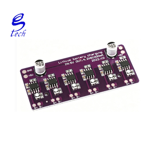 Módulo de Carga de Batería de Litio, Entrada de 5V, Salida de 4.2V, 1000mA, 6 Canales, Placa PCB Púrpura - Product Image 4