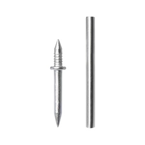 Clavos de acabado de doble punta de acero inoxidable con punta afilada para instalación oculta en zócalos de madera y chapa. - Product Image 2