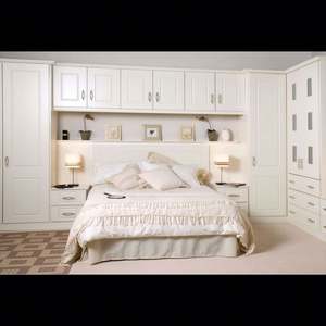 Armarios de Dormitorio Empotrados de Madera de Alta Calidad Personalizados de Fábrica, Muebles de Dormitorio con Gran Espacio de Almacenamiento para el Hogar - Product Image 3