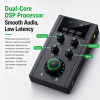Carte son AI Vocal Remover, interface audio USB avec OTG pour karaoké, streaming en direct, chant et enregistrement