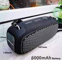 Altavoz Portátil Hopestar A30 55W con Bluetooth, IPX6 Resistente al Agua, Radiador Pasivo, TWS, TF, USB, AUX, FM, Ideal para Fiestas al Aire Libre