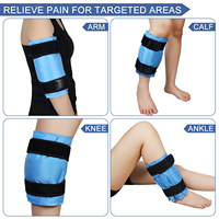 Genou soulagement de la douleur sac de glace réutilisable gonflement genou remplacement Gel glace Wrap jambe blessures chirurgie compresse froide thérapie
