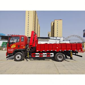 Camion grue à bras articulé Sinotruk Howman 3900, véhicule de transport et de levage Hongchang Tianma 6,3 tonnes à 5 sections de bras articulés - Product Image 5