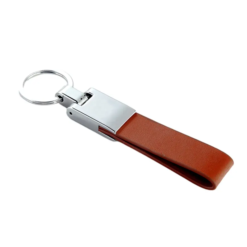 पुरुषों के लिए थोक उच्च गुणवत्ता वाले रंगीन कस्टम लोगो चमड़े की चाबी का गुच्छा, कार की चाबियों के लिए पु चमड़े की कार कीचेन धारक