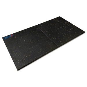 China <span class=keywords><strong>HUHA</strong></span> Venta caliente 20mm Fábrica de pisos de goma para gimnasio con absorción de impacto Azulejos de goma Piso para equipos de gimnasio Pisos - Product Image 4