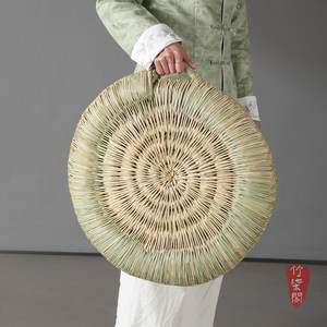 Bamboo Round Mat Tatami Floor Cushion Meditation Tea Mat Home Use Seat <b>Pillow</b> YY0925 - Product Image 1