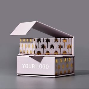 Custom logo Small <b>Jewelry</b> Paper Packaging Gift <b>Box</b> <b>Girls</b> Earring <b>Jewelry</b> Luxury Packing Magnetic Storage <b>Box</b> - Product Image 2