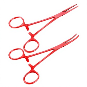 Pinzas Hemostáticas de Acero Inoxidable, Rectas y Curvas, Pinzas de Perforación, Pinza Hemostática Quirúrgica - Product Image 5
