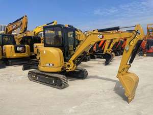 Excavatrice d'occasion japonaise version premium 3ton Machinery Mini Excavadora CAT303.5E Hydraulique sur chenilles avec lame - Product Image 2