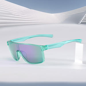 LBashades <span class=keywords><strong>59</strong></span> Newest Large Frame square One Piece Lunettes <span class=keywords><strong>de</strong></span> soleil en gros Oversized UV400 Outdoor Sports Shades for Women - Product Image 3