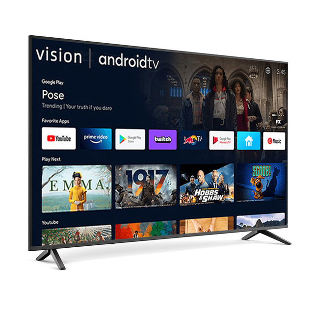 2026 Factory 55 65 Inch Smart Android Led Tv Television 4K Smart Tv Flat Screen Televisions