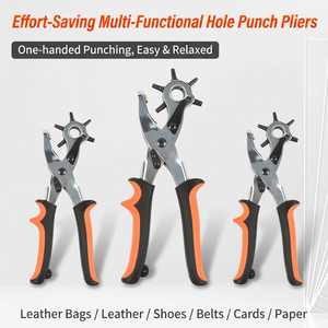 Dropshipping Lightweight Leather <b>Craft</b> Puncher, Universal Hole Punch <b>Tool</b> for Waistband, Watch Strap & Bag Accessories - Product Image 3