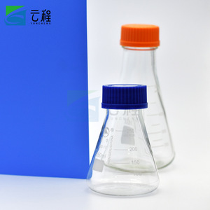 Frascos Erlenmeyer con tapas de rosca, frasco cónico de vidrio para laboratorio de 250 ml y 500 ml para experimentos de química - Product Image 2