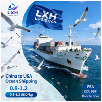 Ligne d'expédition maritime DDP LXH USA depuis Shenzhen, Chine, vers l'entrepôt Amazon FBA
