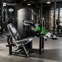 Appareil de musculation professionnel à charges guidées pour l'entraînement des jambes : Machine à flexions assises pour le renforcement des quadriceps et des ischio-jambiers