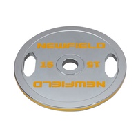 En gros, disques de musculation chromés calibrés, avec deux poignées, logo gravé double face, silicone coloré, pour usage commercial et domestique