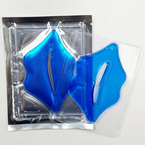 Masque Lèvres au Collagène et Vitamine C Effet Cristal Bleu, Marque Privée OEM, Éclaircissant, Anti-rides, Hydratant, Végétalien, Logo Personnalisé, Vente en Gros - Product Image 6