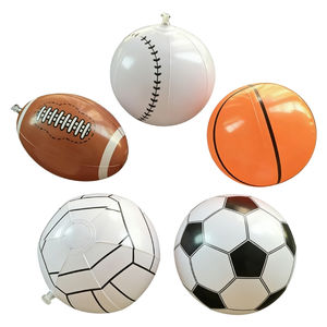 Pallone da Spiaggia Ecologico in PVC Senza Ftalati, Gonfiabile, per Baseball, Calcio, Pallavolo, con Logo Personalizzato - Product Image 1