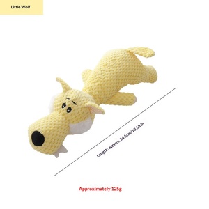 Jouets à mâcher pour <span class=keywords><strong>chiens</strong></span> en peluche, durables, écologiques, luxueux, à motif de dessin animé, qui couinent, pour nettoyer les dents, pour <span class=keywords><strong>chiots</strong></span> - Product Image 5