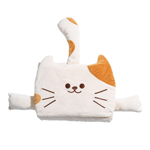 เครื่องอุ่นมือรูปแมว ชาร์จ USB ได้ ปรับอุณหภูมิได้ วัสดุโพลีเอสเตอร์ P24 สำหรับใช้ในครัวเรือน - Product Image 2