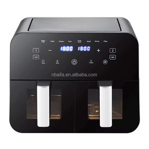 Aifa большая емкость, двойная корзина, Воздушная фритюрница, две комнаты, <span class=keywords><strong>2</strong></span> независимые корзины, двухзонная воздушная фритюрница, 10 л, 11 л, 12 л - Product Image 3