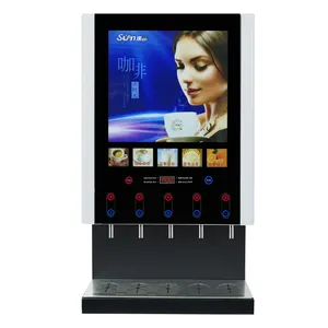 50SCW-12 sıcak/soğuk içecek otomatı çözünebilir kahve makinesi restoranlar için ticari kullanım içecek otomatı
