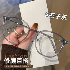 Montures de lunettes rondes Danyang Tr90 122608 pour femmes, ultra-légères, en plastique, taille moyenne, pont nasal standard - Product Image 5