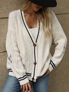 <span class=keywords><strong>Cardigan</strong></span> Casual da donna donna autunno inverno <span class=keywords><strong>Cardigan</strong></span> Casual lavorato a maglia alla moda maglione <span class=keywords><strong>Cardigan</strong></span> largo - Product Image 5