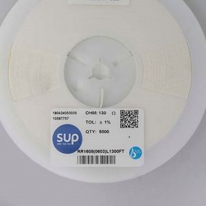 Factory Direct RR1608 0603L1300FT 0603 1608 Resistors Chip Resistors SMD Resistors 130ohm 1% 1/10W Thick Film Resistor - Product Image 1