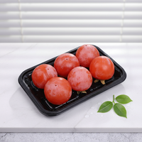 Boîtes en plastique transparentes personnalisables, sûres pour les animaux de compagnie, jetables, recyclables, pour bonbons, fruits, légumes, noix, emballages alimentaires avec couvercles