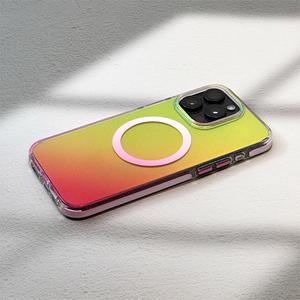 เคสโทรศัพท์มือถือขายส่งสำหรับ iPhone 13 14 15 16 Plus Pro MAX เคส TPU แม่เหล็กกันกระแทกที่กำหนดเอง Myc7301หรูหรา - Product Image 4