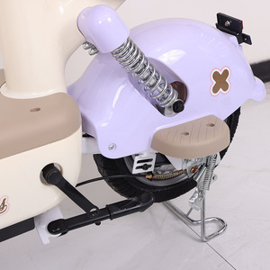 Mini-moto/Pocketbike à batterie plomb-acide 48V 351500W, vitesse maximale 25 km/h, 2 places, pour trajets urbains, avec phare à cils mignon - Product Image 4