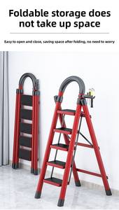 Scala Pieghevole Portatile a 3-4 Gradini DDP a Basso Costo, Scala in Acciaio di Alta Qualità - Product Image 4