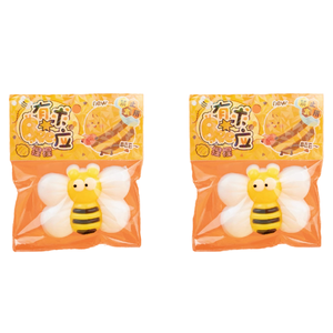 New Cartoon 9cm <b>Bee</b>-Shaped TPR Squishy Toy Creative Stress Relief <b>Gift</b> for Kids and Adults Relax Time Squeeze Toys - Product Image 1