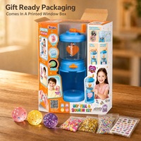 Kit de fabrication de squishies DIY avec boules de mélange d'eau et boules qui brillent dans le noir pour enfants, coffret cadeau artisanal pour garçons et filles