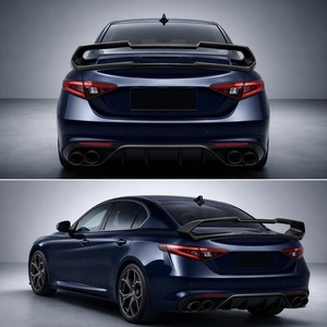 Alerón Trasero de Fibra de Carbono para Alfa Romeo Giulia, Acabado Mate, Estilo Tuning en Forma de Ala, Montaje en Maletero - Product Image 3