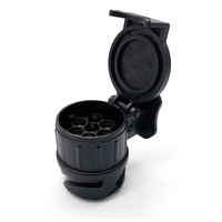 Auto im europäischen Stil 13-zu-7-Stecker Anhänger adapter LKW-Schnitts telle RV-Netz kabel buchse Wasserdichter Stecker